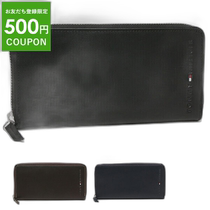 Japan direct mail Tommy Hilfiger long wallet Wellsley round zipper black mens TOMM