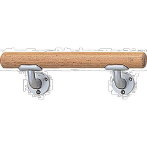 (Direct mail from Japan) Trusco Zhongshan Mini Armrest 35φX300 Oak Color HBIY300-SO