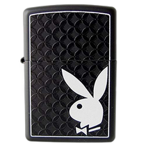 (Direct mail from Japan) ZIPPO lighter PLAYBOY black × white playboy copper coin pattern 29578