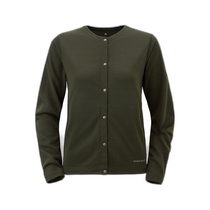 Daily fashion errand Montbell Montbell cardigan womens Wickron round neck button 1114463