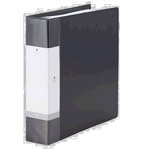 (Japan Direct Mail) Lihit Lab loose-leaf folder transparent inserts A4 30 holes 55 sheets 1 BLACK