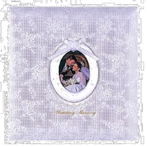 Nakabayashi photo album wedding white-LK-609Ntilde-W large capacity waterproof thickened
