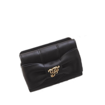 Japanese direct mail Maison de FLEUR womens bow mini wallet 8A43FRJ0500