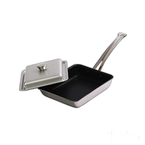 Japan Direct Mail Nakao Aluminum Large Pot Tamagoyaki IH Compatible Domestic Products High Quality Stainless Steel Aluminum