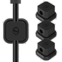 (Direct mail from Japan)Sinjimoru Magnetic Data Cable Fixed Storage Box Black 3 Car Cream