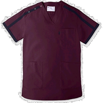 (Direct mail from Japan) Mizuno Medical Surgical Gown Colorful Decorated Unisex Burgundy L MZ00