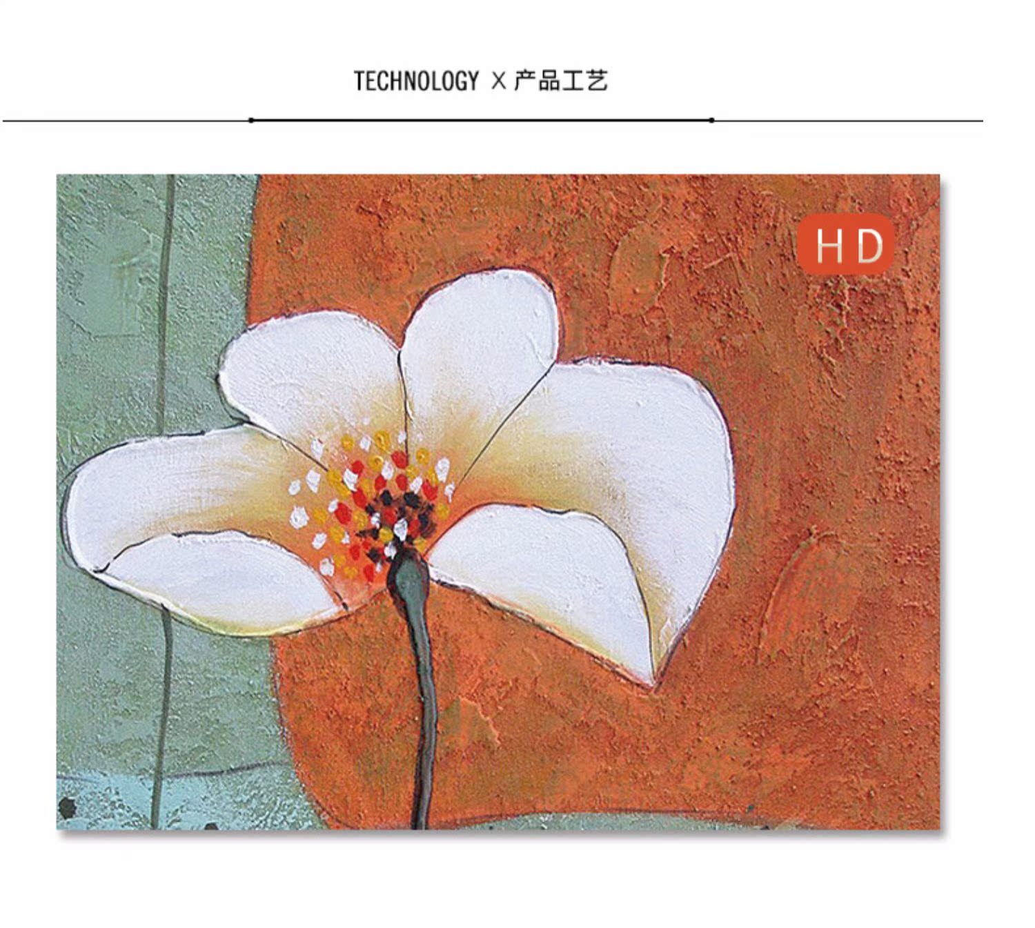 Lotus ba bức tranh tường Bắc Mỹ Mỹ i nhà hàng hiện đại tối giản nghiên cứu bức tranh tường bức tranh tường phòng khách trang trí bức tranh tấm thảm - Tapestry thảm treo tường decor	