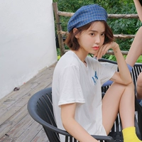 Бежевый/синий