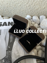 Clearance of Japanese and Korean Net red personalized design sense ring simple ring female fashion foreign food ring