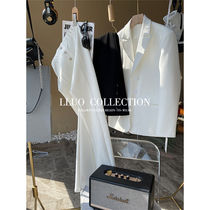 Clearance picking up quality imperceptible mouth 68% people Cotton High waist four-grain buckle casual pants women White straight pants