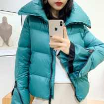 Clearance pick-up leakage da brand version~90% white duck down~Sleeve zipper design short down jacket womens winter coat thick