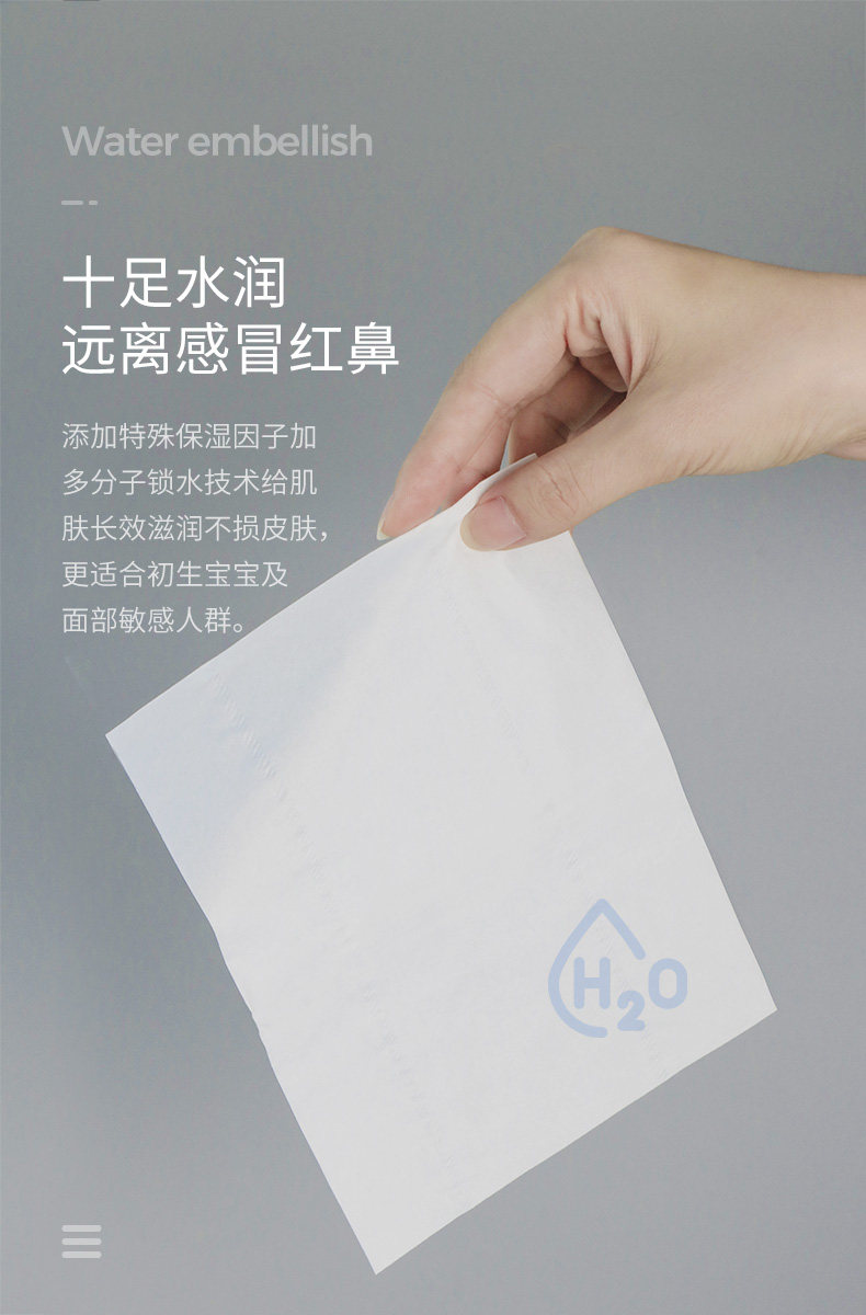 Unifree 婴儿丝柔顺滑乳霜纸 20包 图8