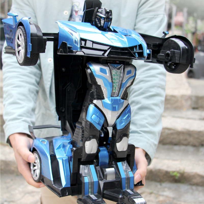 Gesture sensing deformation remote control car King Kong robot four-wheel drive oversized model children's toy car boy charging