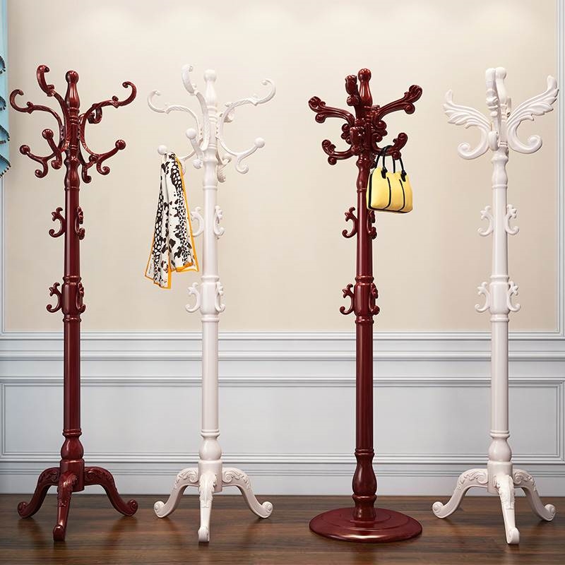 The ancient clothes floor black European style supplies in the porch hanging bag household