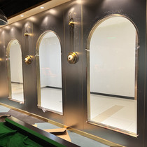 Stainless steel door cover edge door frame narrow door balcony metal pass elevator titanium alloy window cover extremely narrow arc customization