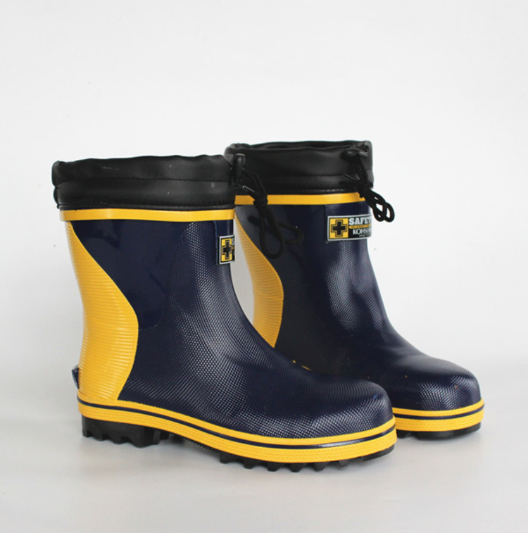 Giày đi mưa ngắn nam chống trượt cao su không thấm nước cao su thoáng khí - Rainshoes ủng đi mưa nhật bản