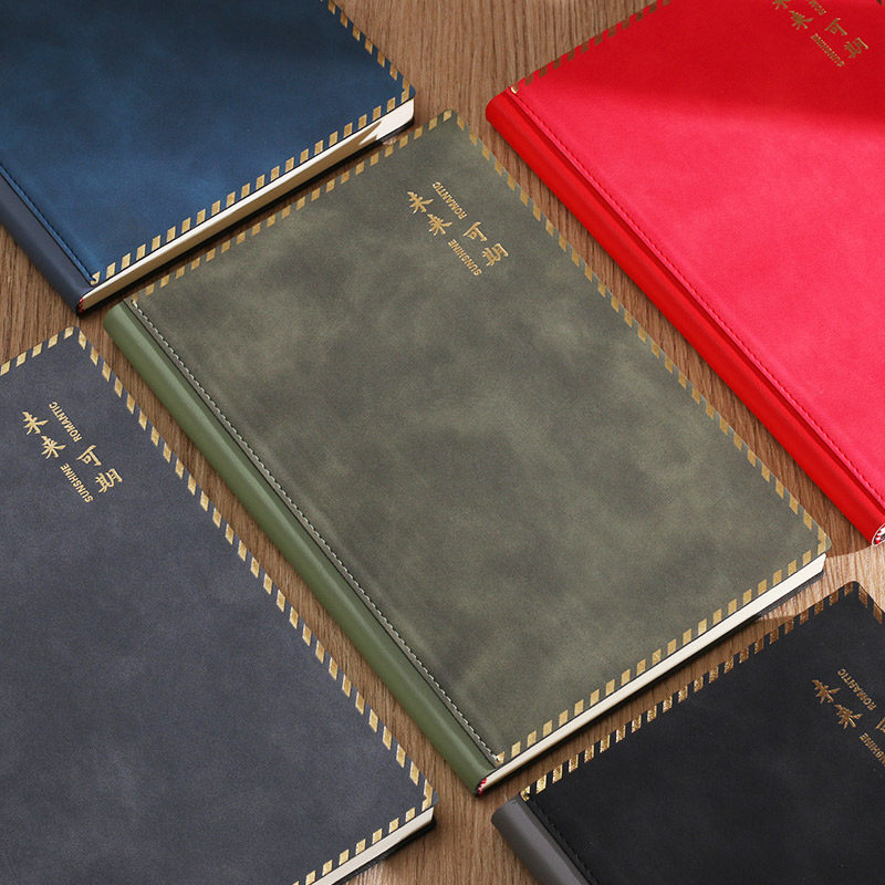 Goat Pasapi Future period A5 delicate advanced soft leather notebooks 2022 new shell custom print logo cover lettering business office brief notepad college student day notebooks