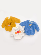 Baby clothes set 2020 new baby Net red Foreign Air climbing clothes bag clothes baby clothes autumn and winter childrens clothing