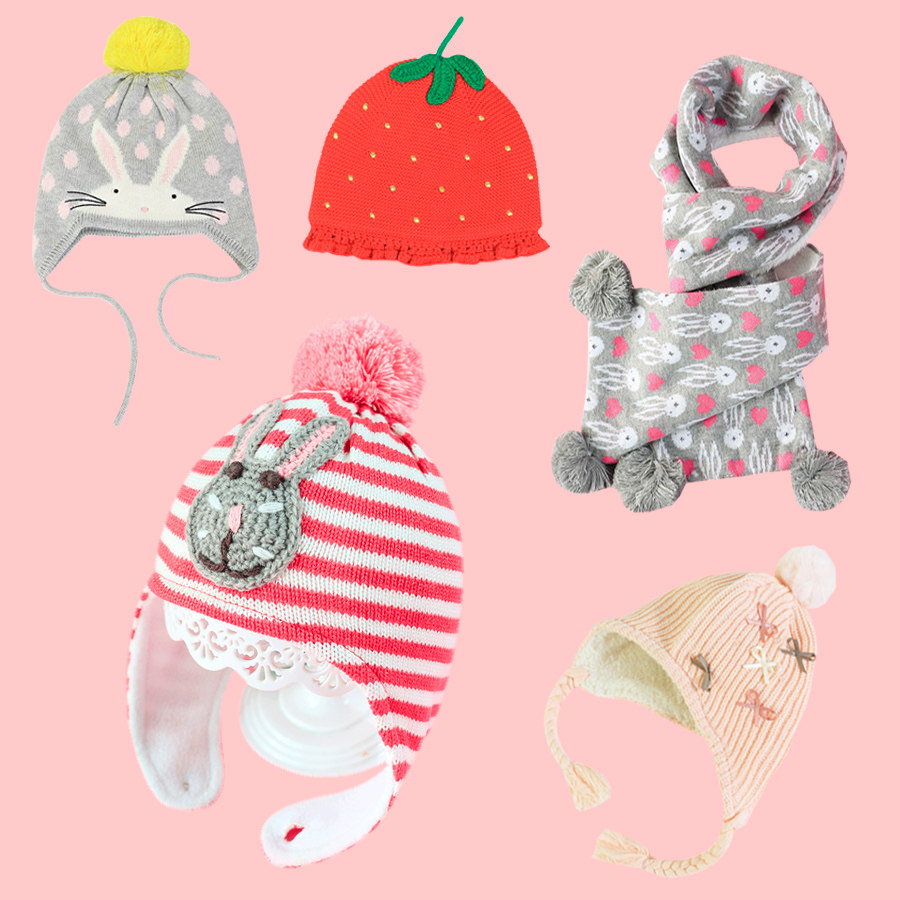 Baby hat autumn and winter female baby winter wool warm ear protection newborn cute super cute children's hat to go out tide
