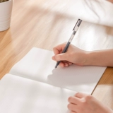 Ручка-роллер для офиса для школьников, черные вместительные и большые шариковые цветные карандаши, прочная ручка на водной основе, шариковая ручка, 0.5мм