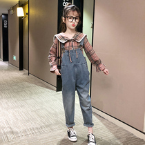 Italian Bambet girl suit foreign style new fashion Children Spring and Autumn little girl with pants two sets