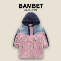 Italy Bambet girl coat autumn winter clothing 2021 new children Girl fashionable windbreaker jacket cotton thick