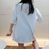 Tide, футболка с коротким рукавом, 2020, оверсайз, круглый воротник