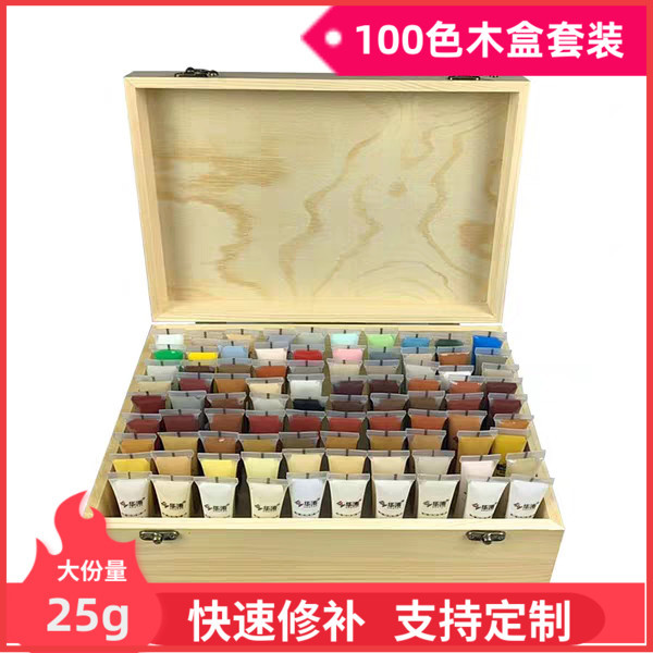 Furniture Repair Paste, Touch-Up Paint, Repair Paint Pen, Wood Door Floor Paint Repair Materials, Touch-Up Pen, Wood Finishing and Seam Beautification