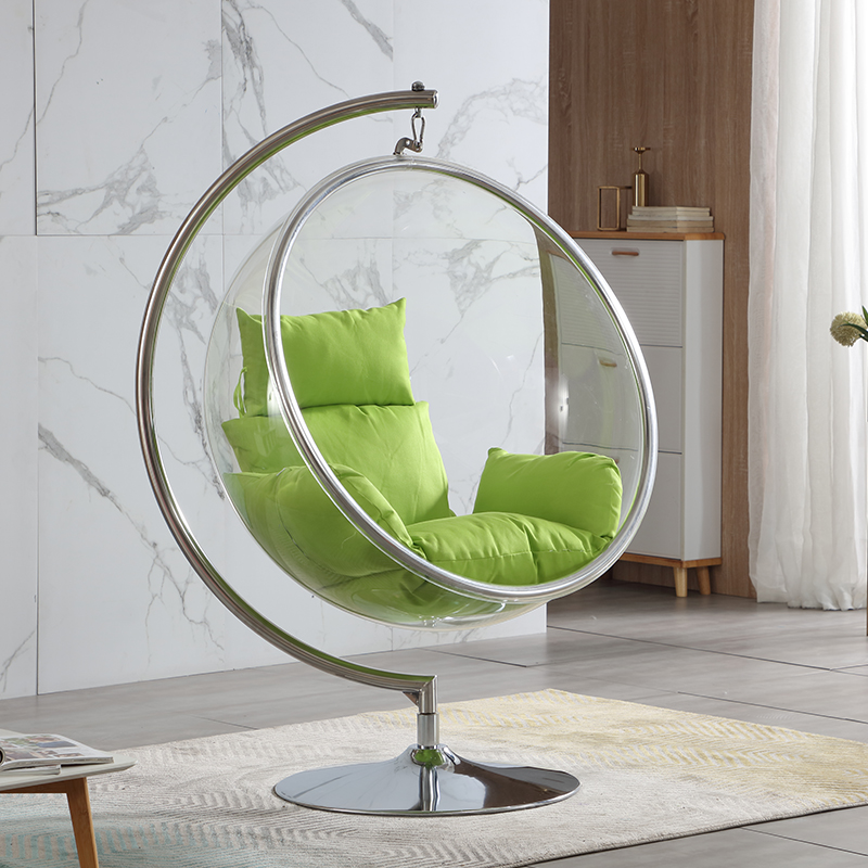 Bubble Chair Indoor and Outdoor Net Red Hanging Chair Acrylic Hanging Basket Nordic Hanging Chair Swing Balcony Leisure Chair Douyin