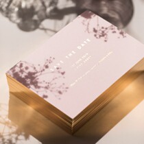 Business Card Making of art Jewelry Makeup Artist Cosmetic Jewelry Pink Cotton Paper Card card Bronzing Press Concave Indentation Rugged Embossed embossed Relief Print Making Custom Order for Free Design