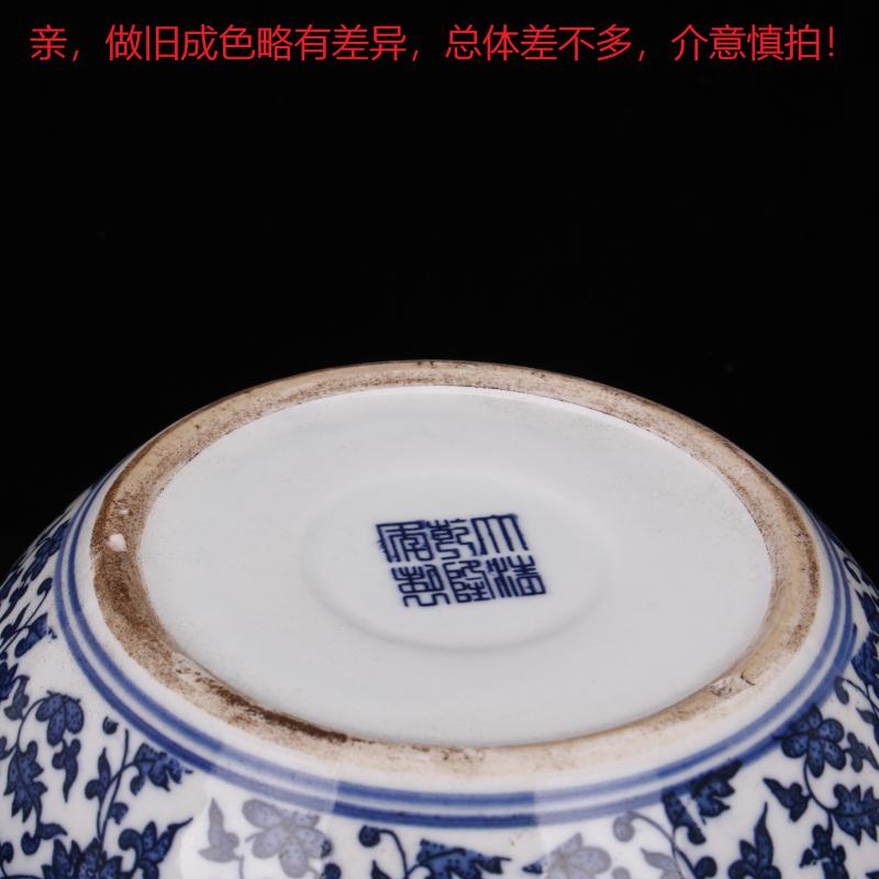 Wash lotus tea ware jingdezhen blue and white porcelain tea water meng move ceramic ashtray writing brush washer hydroponic refers to basin