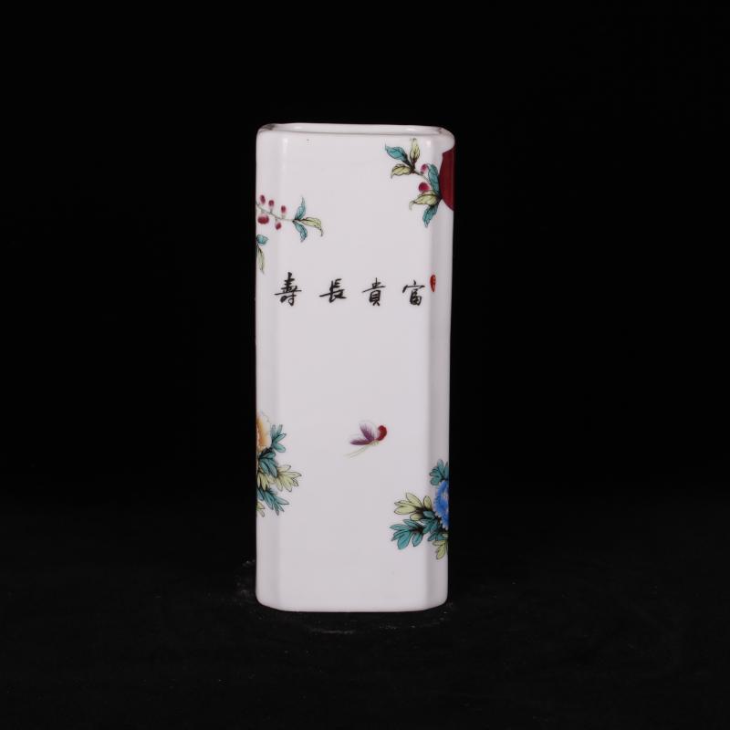 Jingdezhen imitation porcelain industry company "four desk pen container home decoration arts and crafts of overall antique reproduction antique furnishing articles