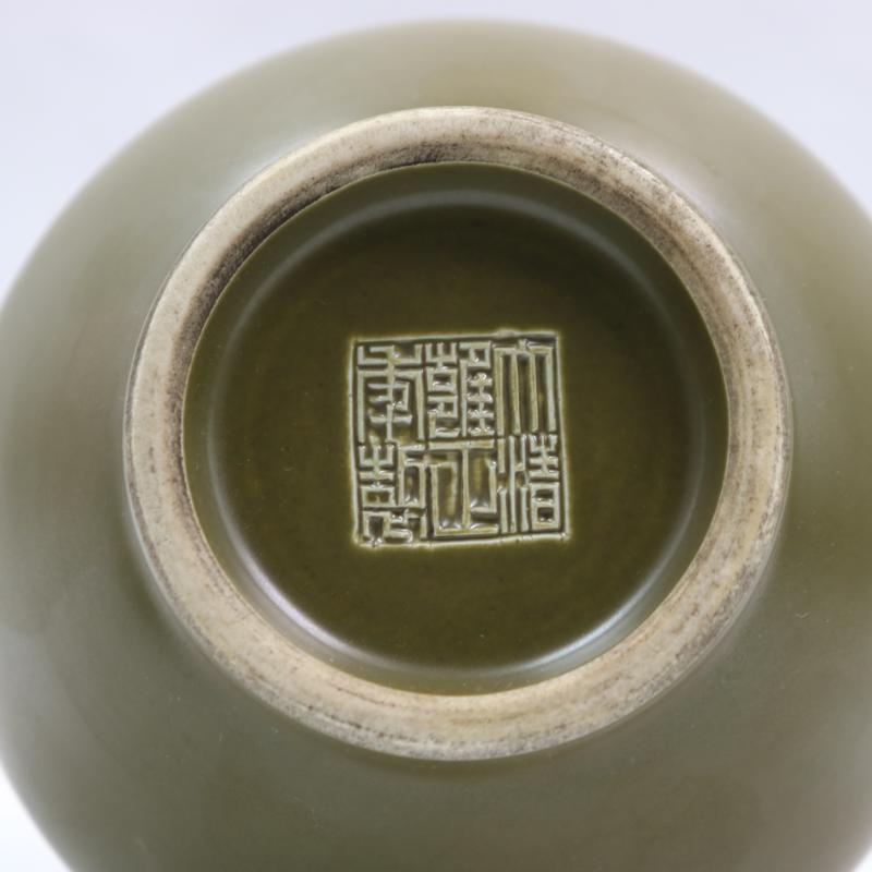 Jingdezhen ceramics glaze vase household adornment is placed at the end of the tea generic yongzheng antique antique handicraft