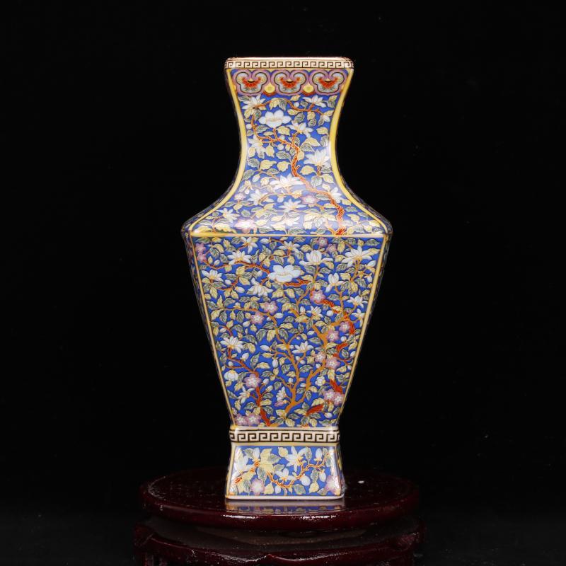 Jingdezhen archaize colored enamel porcelain the qing yongzheng com.lowagie.text.paragraph Chinese antique antique crafts vase archaize home outfit