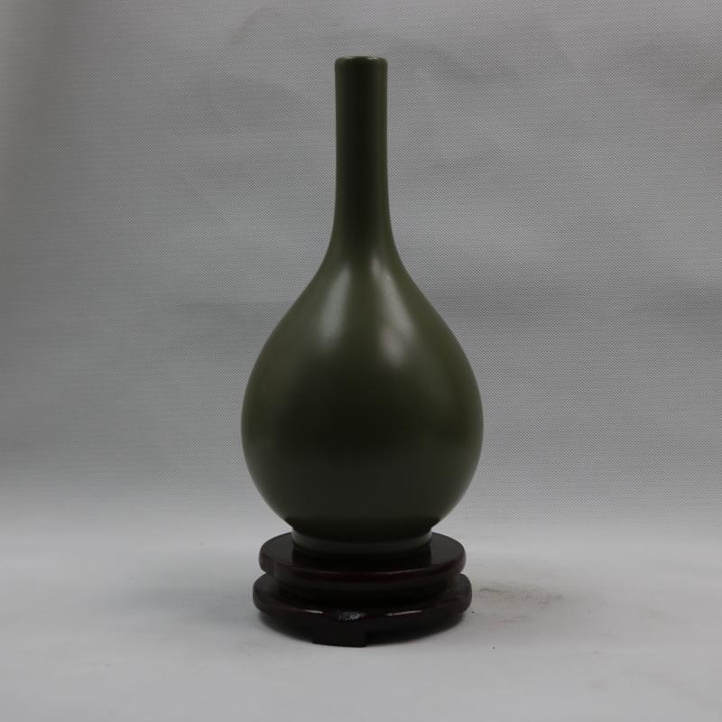 Jingdezhen ceramics glaze vase household adornment is placed at the end of the tea generic yongzheng antique antique handicraft