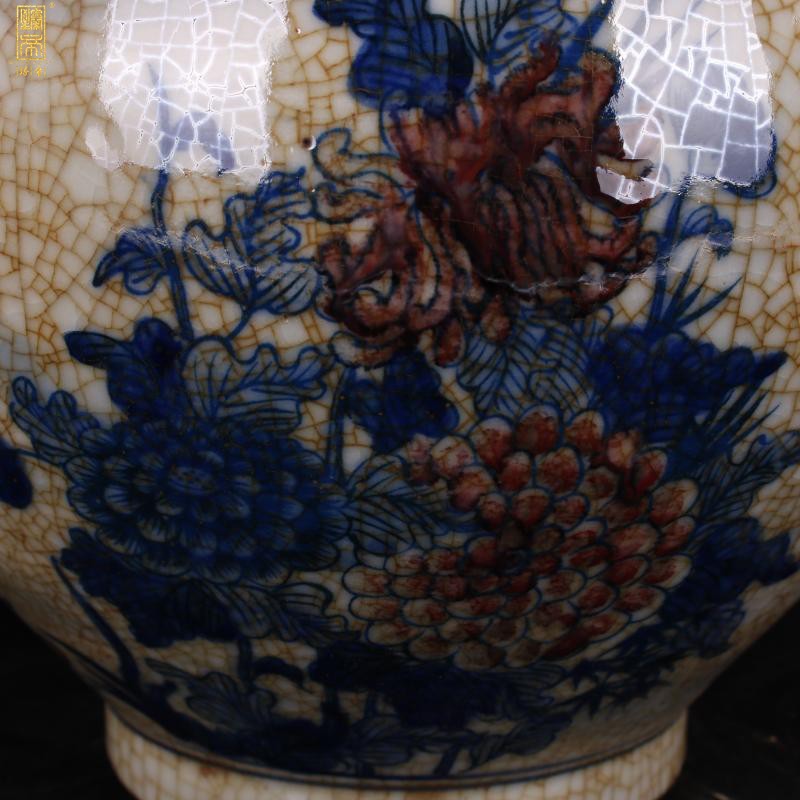 Jingdezhen imitation the qing qianlong year start hand - made auspicious phoenix design antique reproduction antique old folk collection furnishing articles