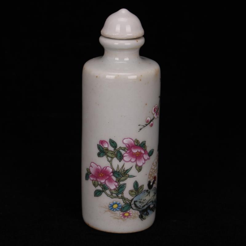 Jingdezhen archaize play jade antique old porcelain mini snuff bottle the study ancient frame to collect small place