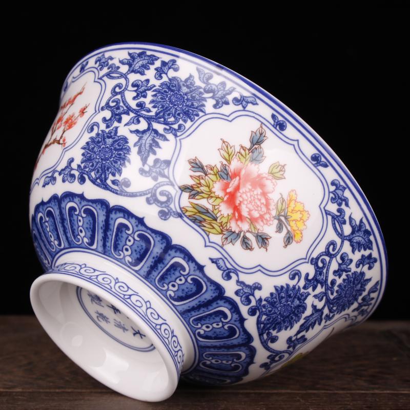 Jingdezhen porcelain in extremely good fortune always imitation qianlong porcelain Chinese style classical soft adornment art bowls furnishing articles