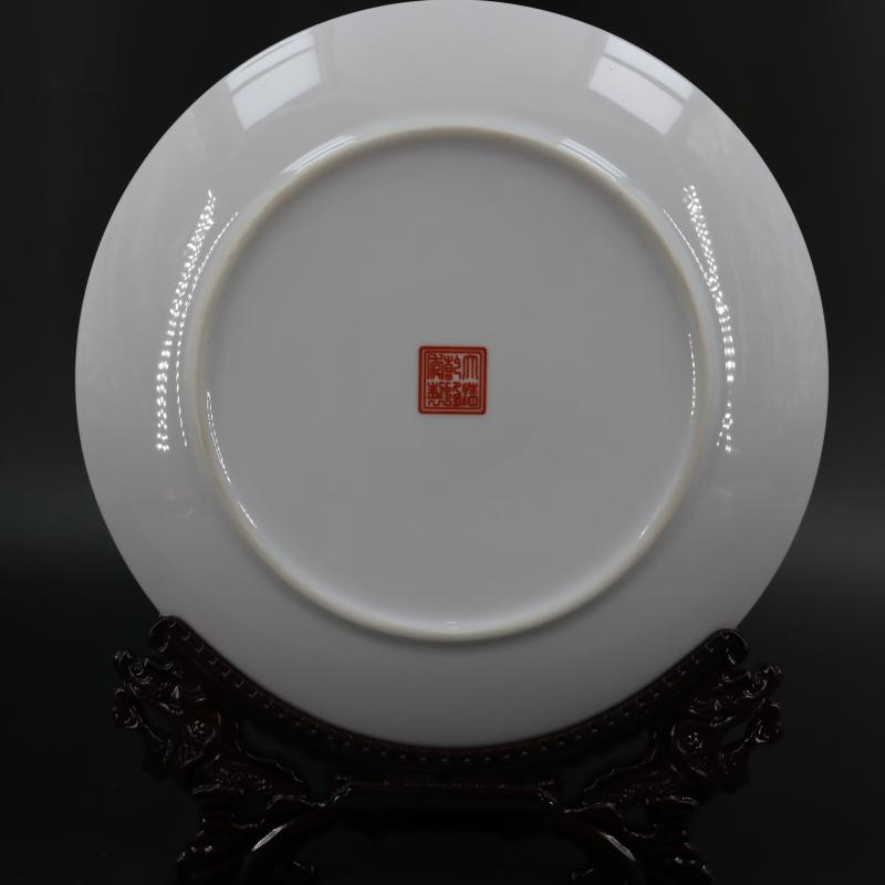 Archaize of jingdezhen porcelain the qing qianlong model of the ancient philosophers figure porcelain plate of restoring ancient ways household adornment furnishing articles