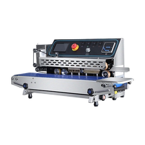 Hualian intelligent inkjet printing fully automatic continuous sealing machine commercial production date tea moon cake food donkey hide gelatin aluminum foil plastic packaging bag stainless steel