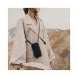 Европейская прямая почтовая рассылка Polene 23 Новая Onda Ms. Black Interpusting Gravnia Cowbar Phone Cross Cross Bedge Back