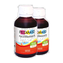 European direct mail Pediakid Pediaki large and medium-sized babies premature newborn infants vb iron supplement syrup 125m