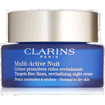 Publipostage européen Clarins Crème visage Clarins Crème de nuit revitalisante multi-année Base réparatrice pour la peau 50 ml