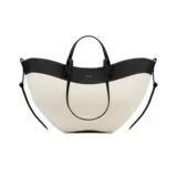 Кожаная вместительная и большая сумка на одно плечо, корзина, коллекция 2023