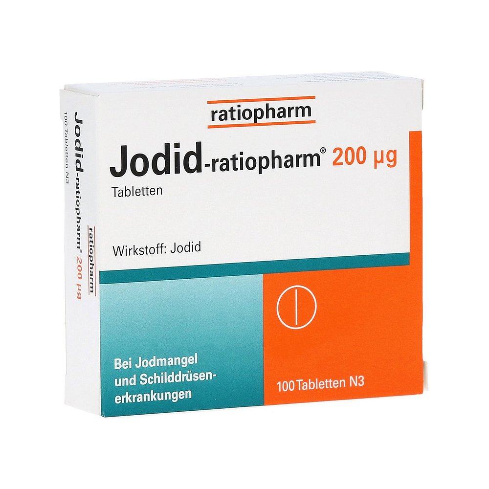 自营｜德国药房ratiopharm碘化钾片200微克100粒：缺碘时代下的甲状腺守护神！