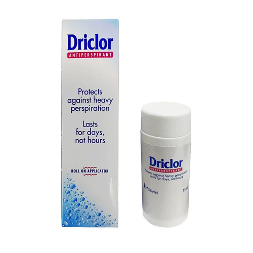 Британский антиперспирант Driclor Antiperspirant для открытых рук, ног, подмышек, ладоней. Антиперспирант от сильного и чрезмерного потоотделения.