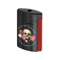 European direct mail S T Dupont France Dupont MINIJET mini windproof series black skull flower ignition