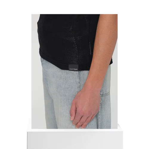 Гонконг прямая почтовая почта Men Courrèges Polo рубашка 124JPO025JS0069