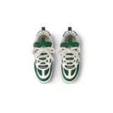 Европейская прямая почтовая почта LV/Louis Vuitton 23 Новые мужские зеленые коровьи скейтбординг обувь