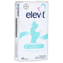 European direct mail German pharmacy Elevit Bayer Elevit 3 segments 30 capsules lactation active folic acid